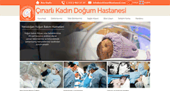 Desktop Screenshot of ozelcinarlihastanesi.com