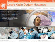 Tablet Screenshot of ozelcinarlihastanesi.com